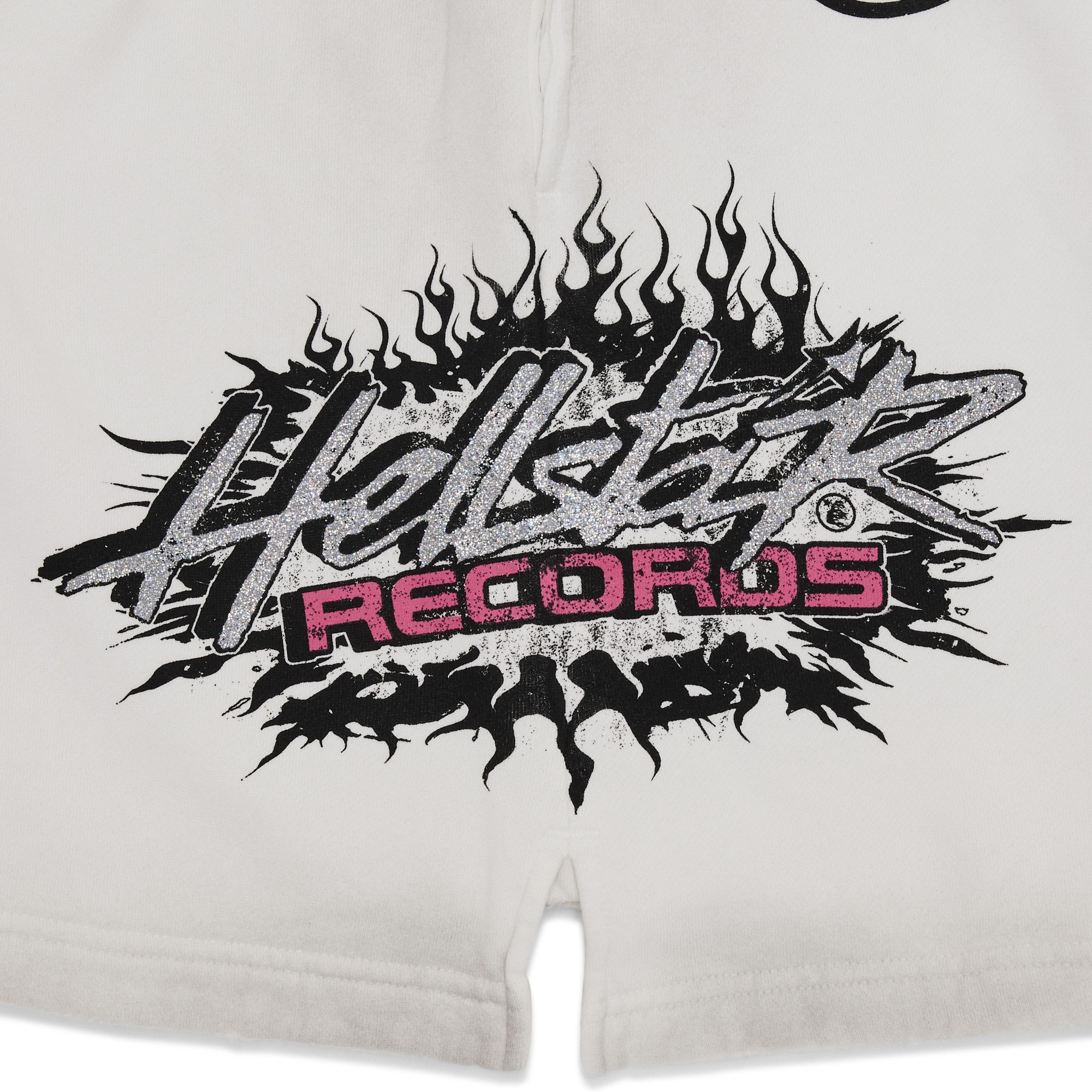 Buy Hellstar Records Shorts 'White' - HS01SHO002 WHIT | GOAT