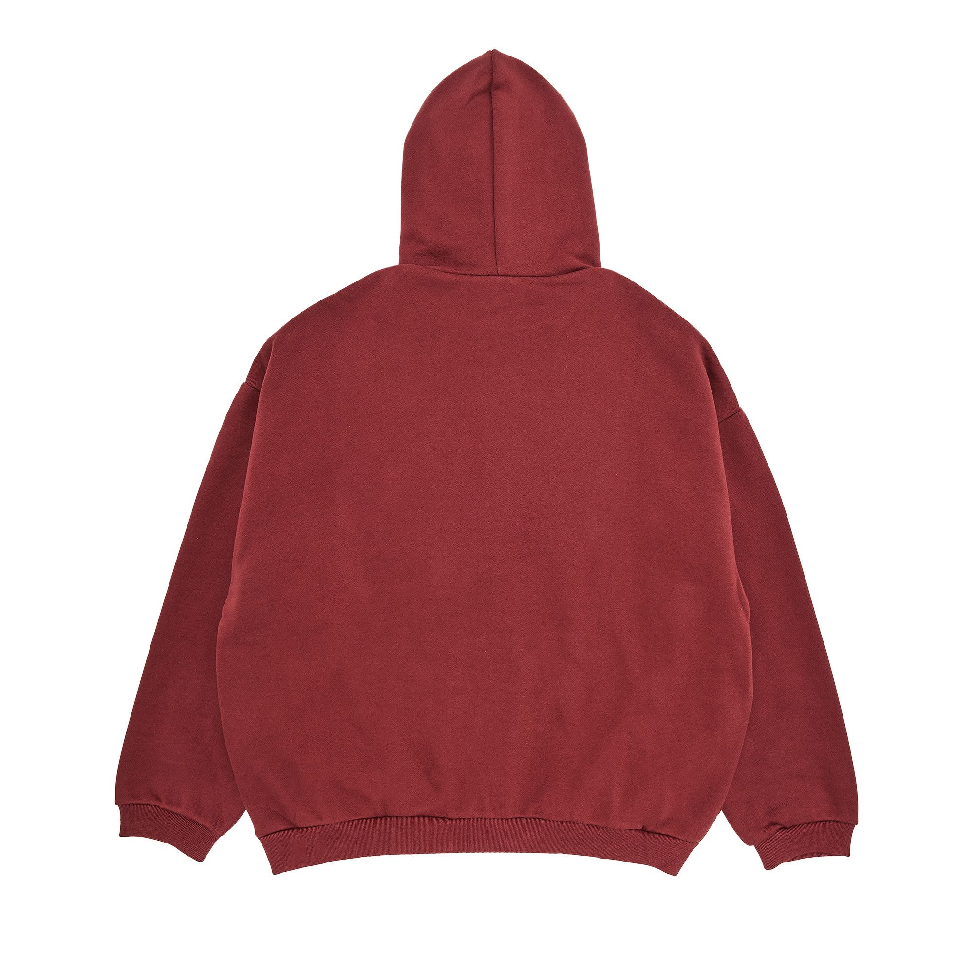 Fear of God ESSENTIALS レッド フリース フーディ Fear of God Essentials Crimson Heavy Fleece Full Zip Hoodie