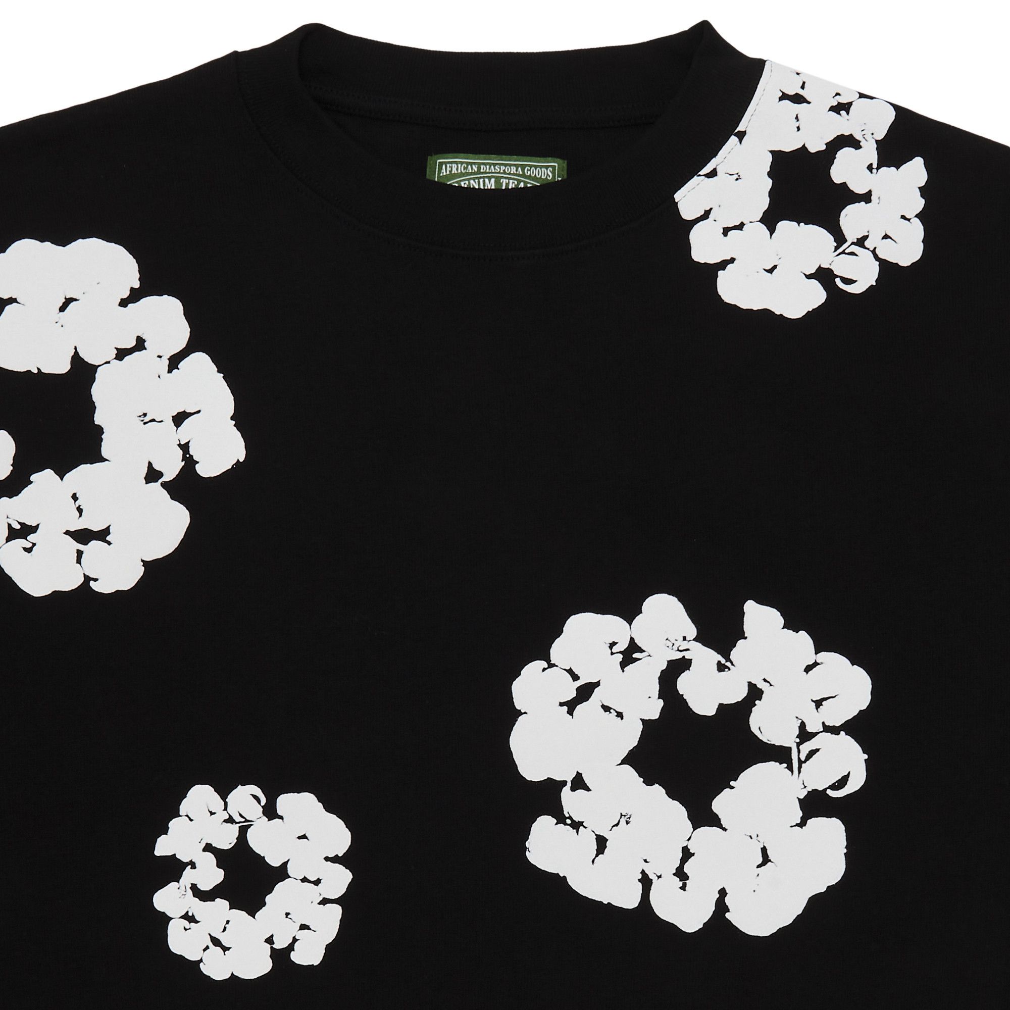 関税込【DENIM TEARS 】COTTON WREATH LONG SLEEVE T-SHIRT Denim Tears Long Sleeve Cotton Wreath T-shirt Grey | DENIM