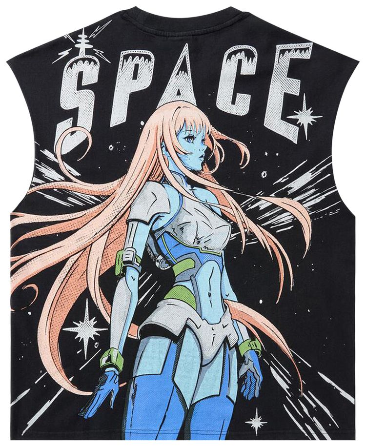 Billionaire Boys Club Space Sleeveless T Shirt Black