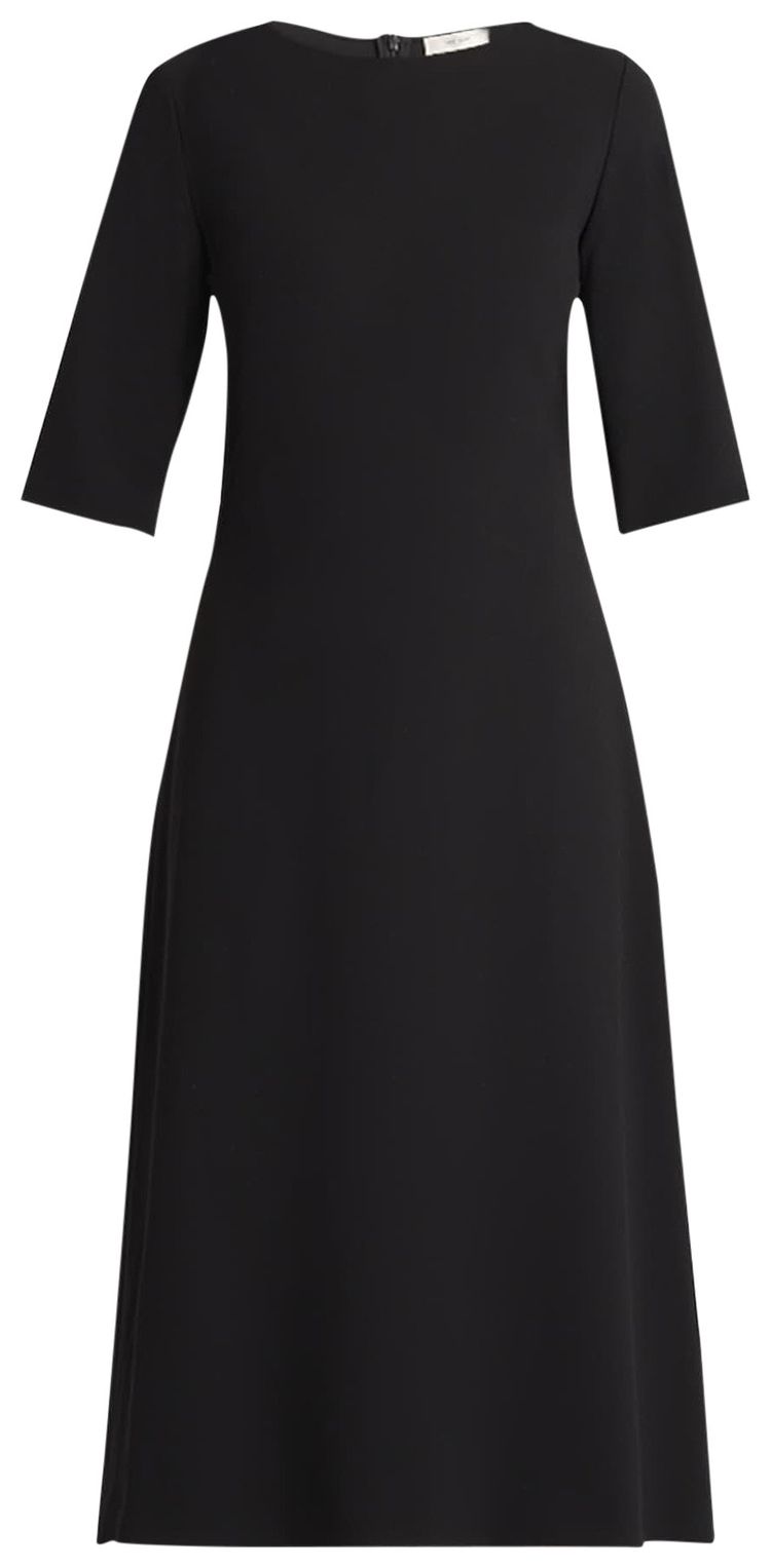 The Row Jorgina Dress Black