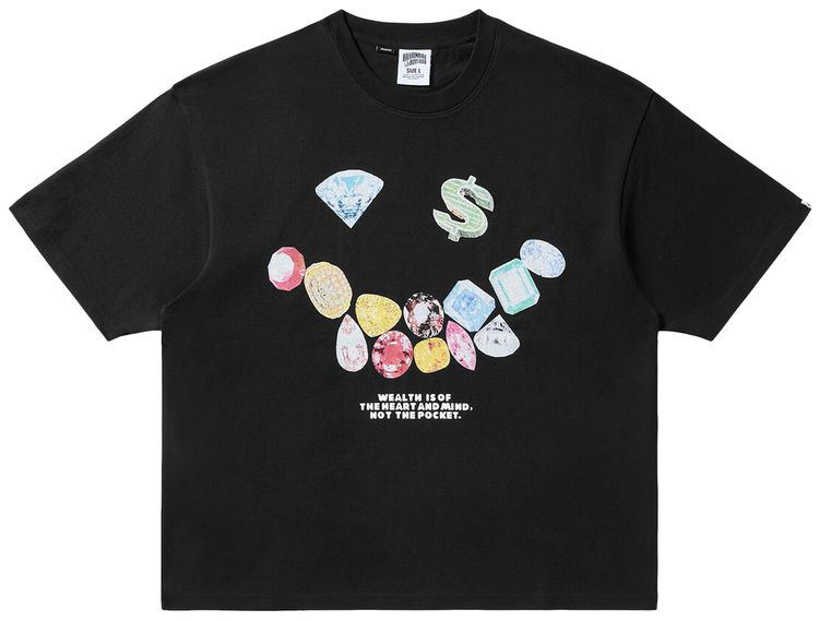 Billionaire Boys Club Smile Crop Fit Tee Black