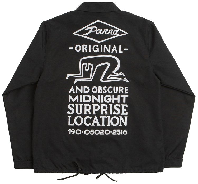 Parra Midnight Surprise Coach Jacket Black