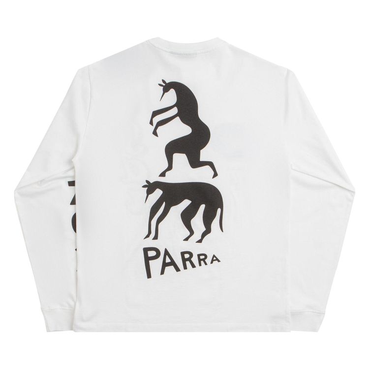 Parra There Will Be Not Long Sleeve T Shirt White