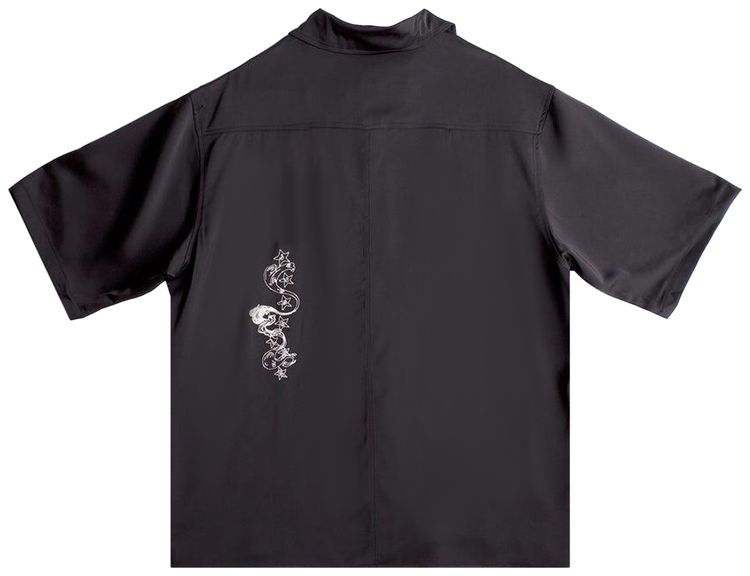 Jungles Life is Magic Button Up Black