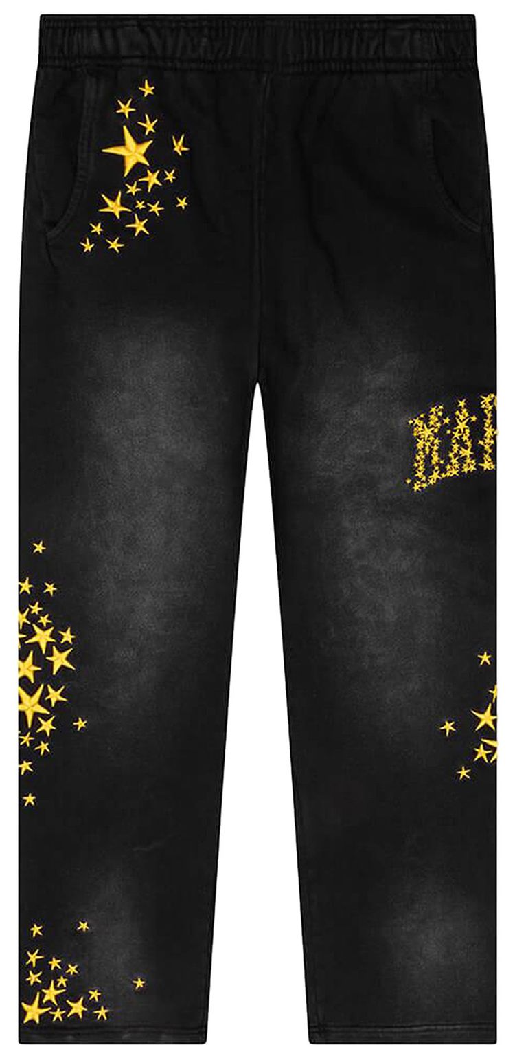 Market Galaxy Arc Open Bottom Sweatpants Pirate Black