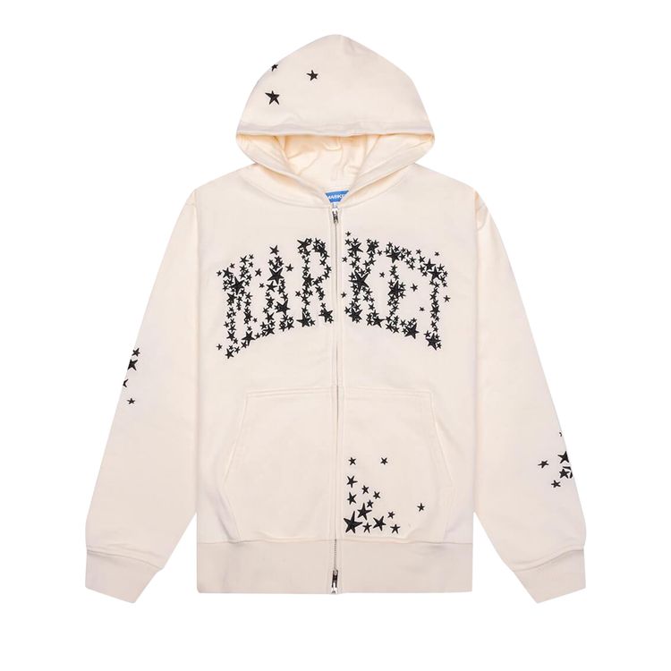 Market Galaxy Arc Zip Hoodie Unbleached Cotton