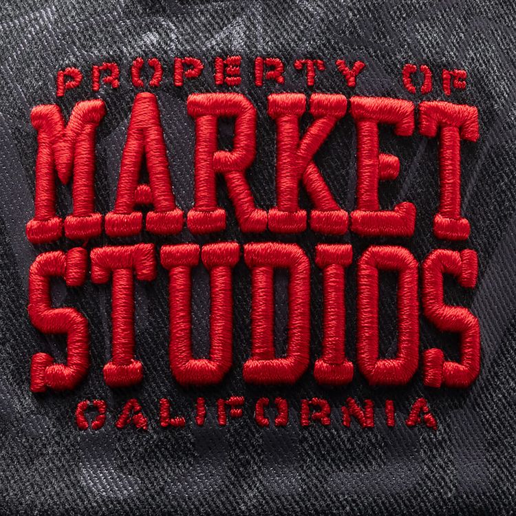 Market Locally Respected 5 Panel Hat Black