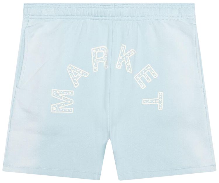 Market Starry Arc Fleece Short Ice Blue