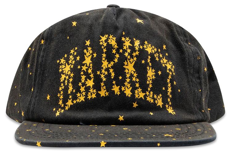 Market Galaxy Arc 5 Panel Hat Pirate Black