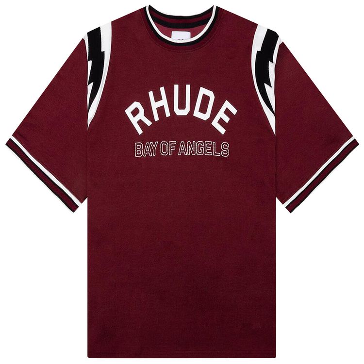 Rhude Lightning Jersey RedWhite