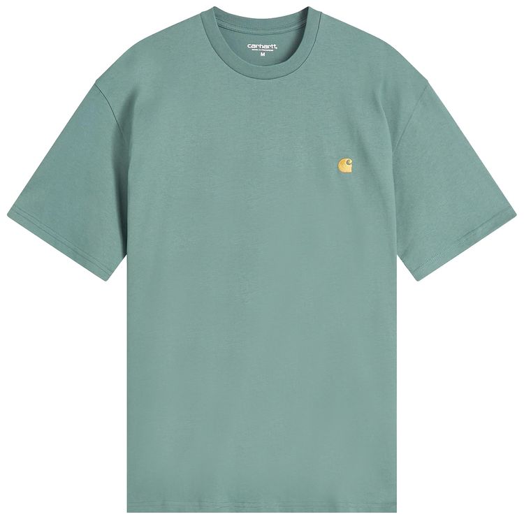 Carhartt WIP Chase T Shirt Silver PineGold