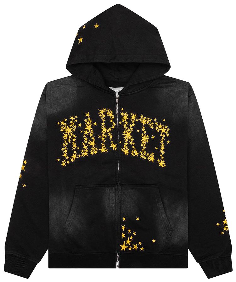 Market Galaxy Arc Zip Hoodie Pirate Black
