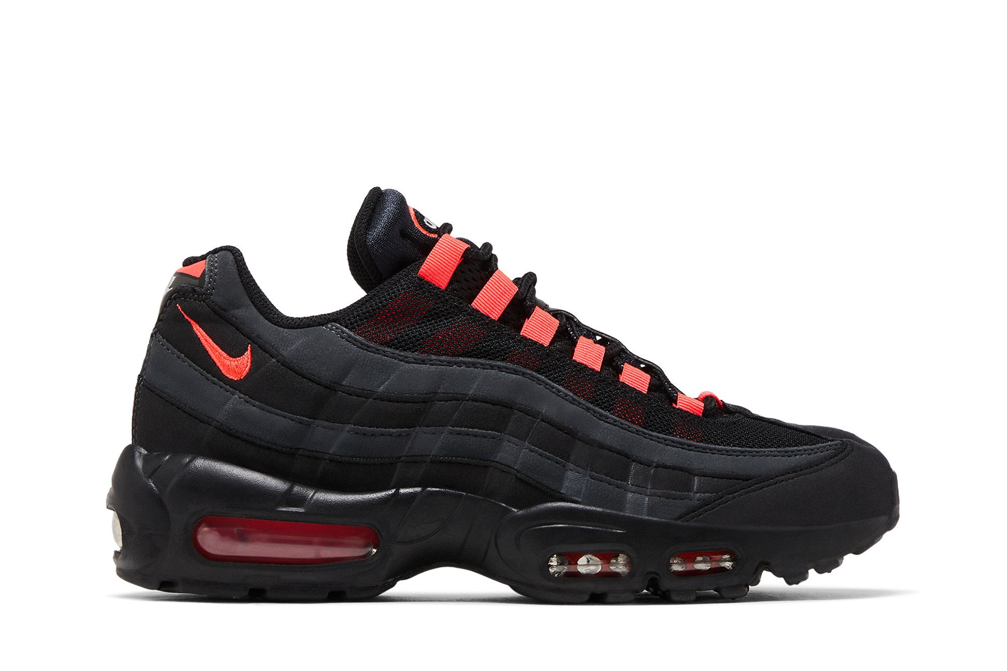 Buy Air Max 95 'Black Laser Crimson' - DA1513 001 | GOAT