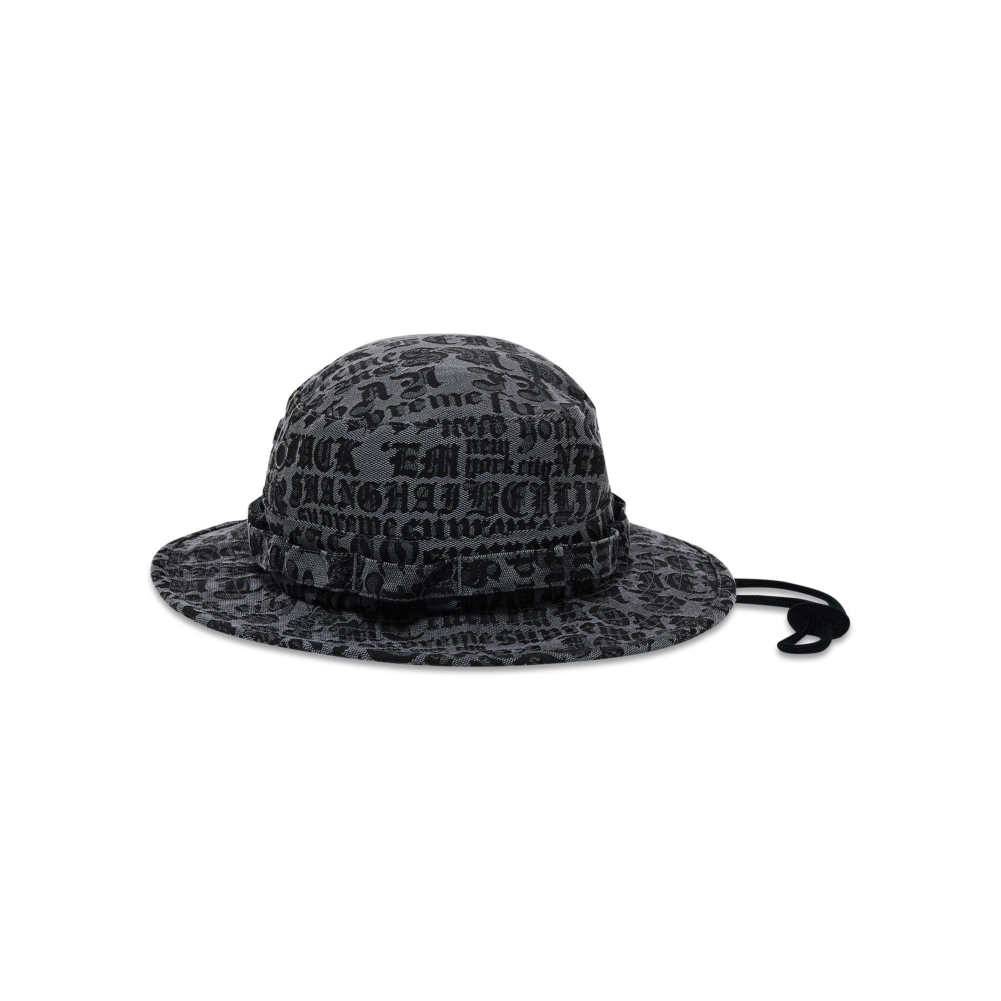 Buy Supreme Cities Jacquard Boonie 'Black' - SS25H67 BLACK