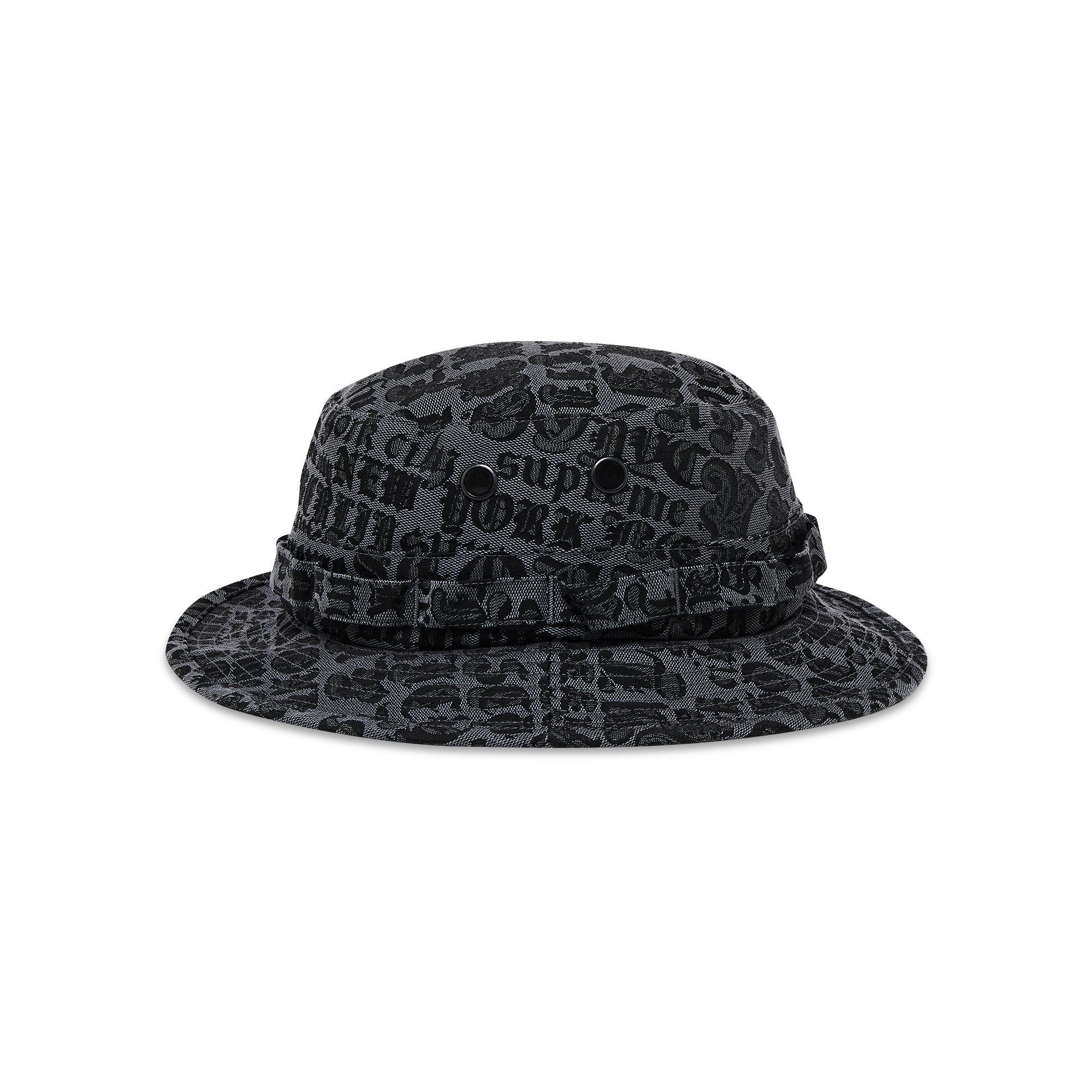 帽子 Supreme Military Boonie Black Supreme Military Boonie (FW21) Black - FW21 - US