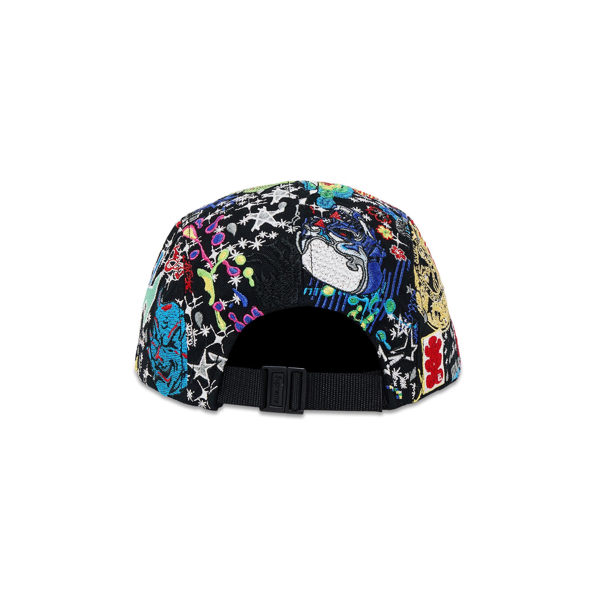 年末のプロモーション特価！ Aoi Supreme Buy Embroidered SS25H122 - 'Black' Cap Camp 帽子
