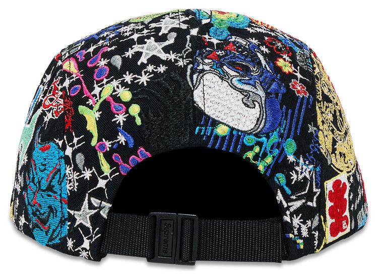 Supreme Aoi Embroidered Camp Cap Black