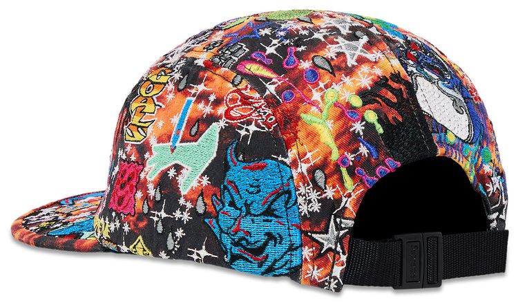 Supreme Aoi Embroidered Camp Cap Flames