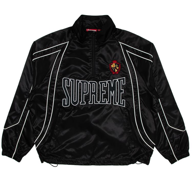 Supreme Satin Piping Pullover Black