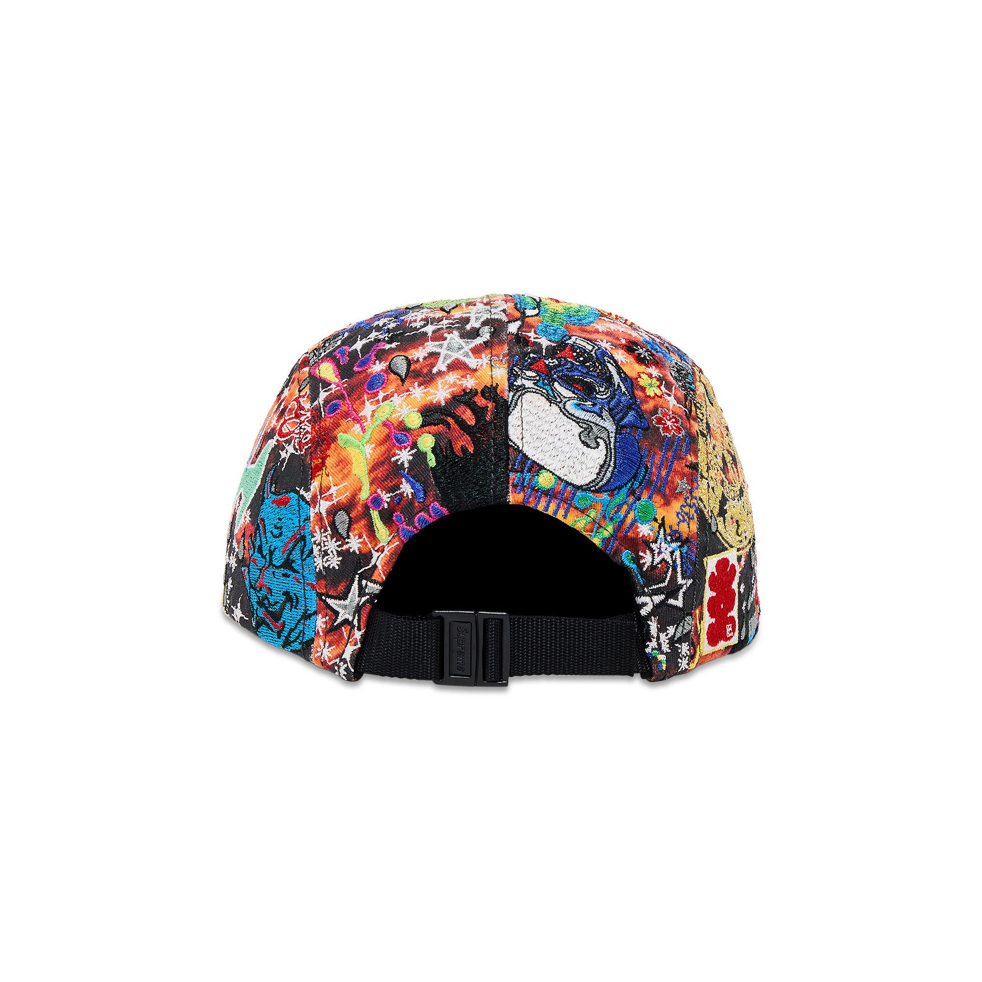 Buy Supreme Aoi Embroidered Camp Cap 'Flames' - SS25H122