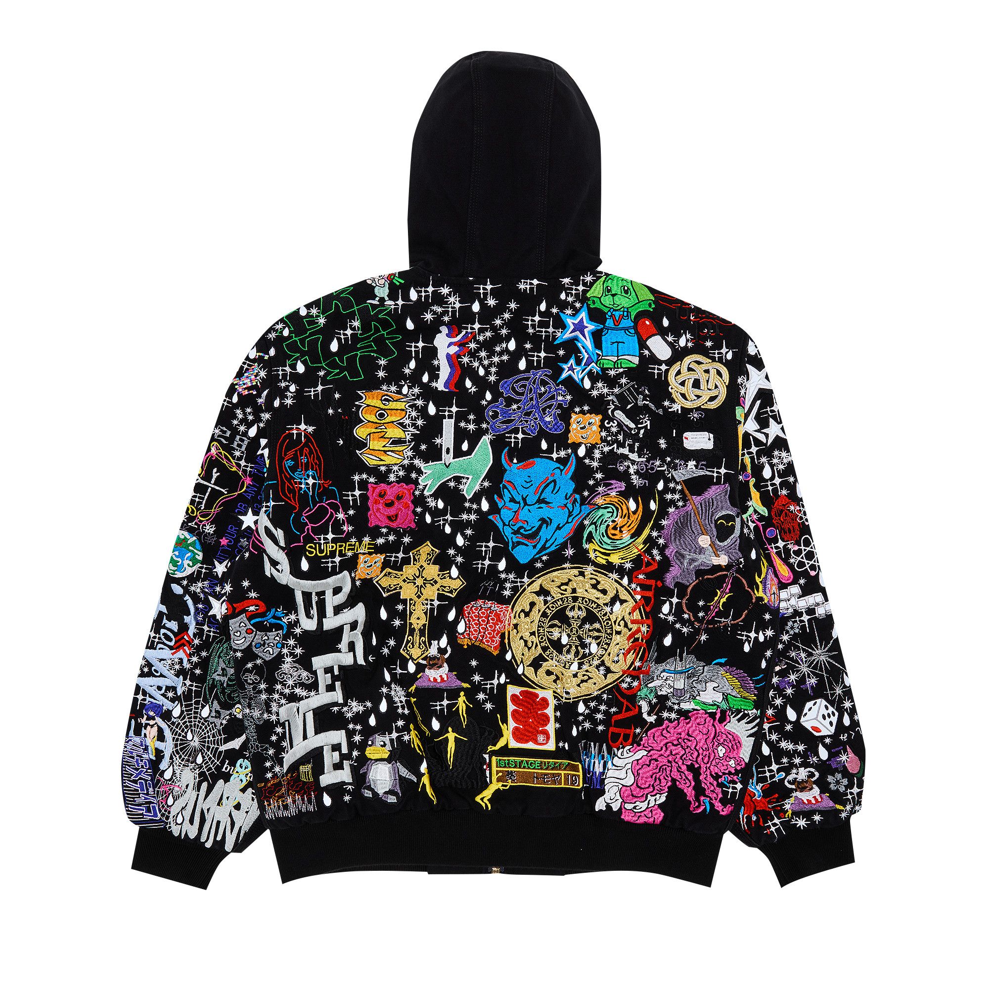 トップス AOI Embroidered Hooded Work Jacket XL AOI Embroidered Hooded Work Jacket : r/Supreme