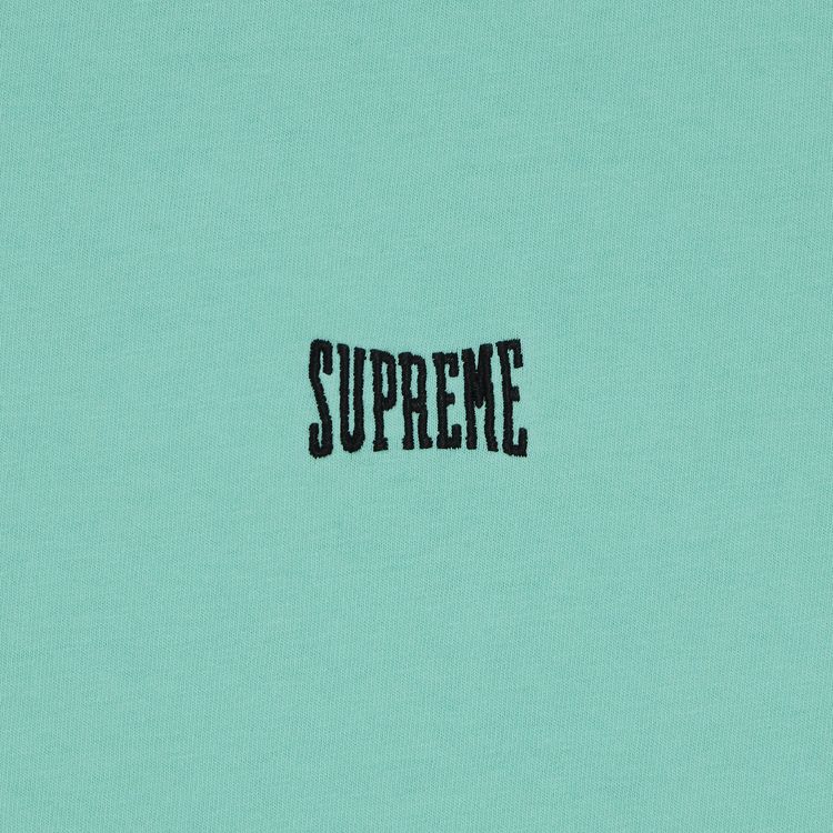 Supreme Warm Up Washed Short Sleeve Top Aqua