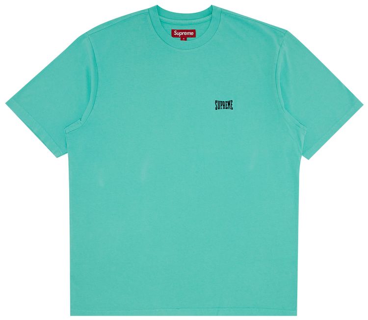Supreme Warm Up Washed Short Sleeve Top Aqua