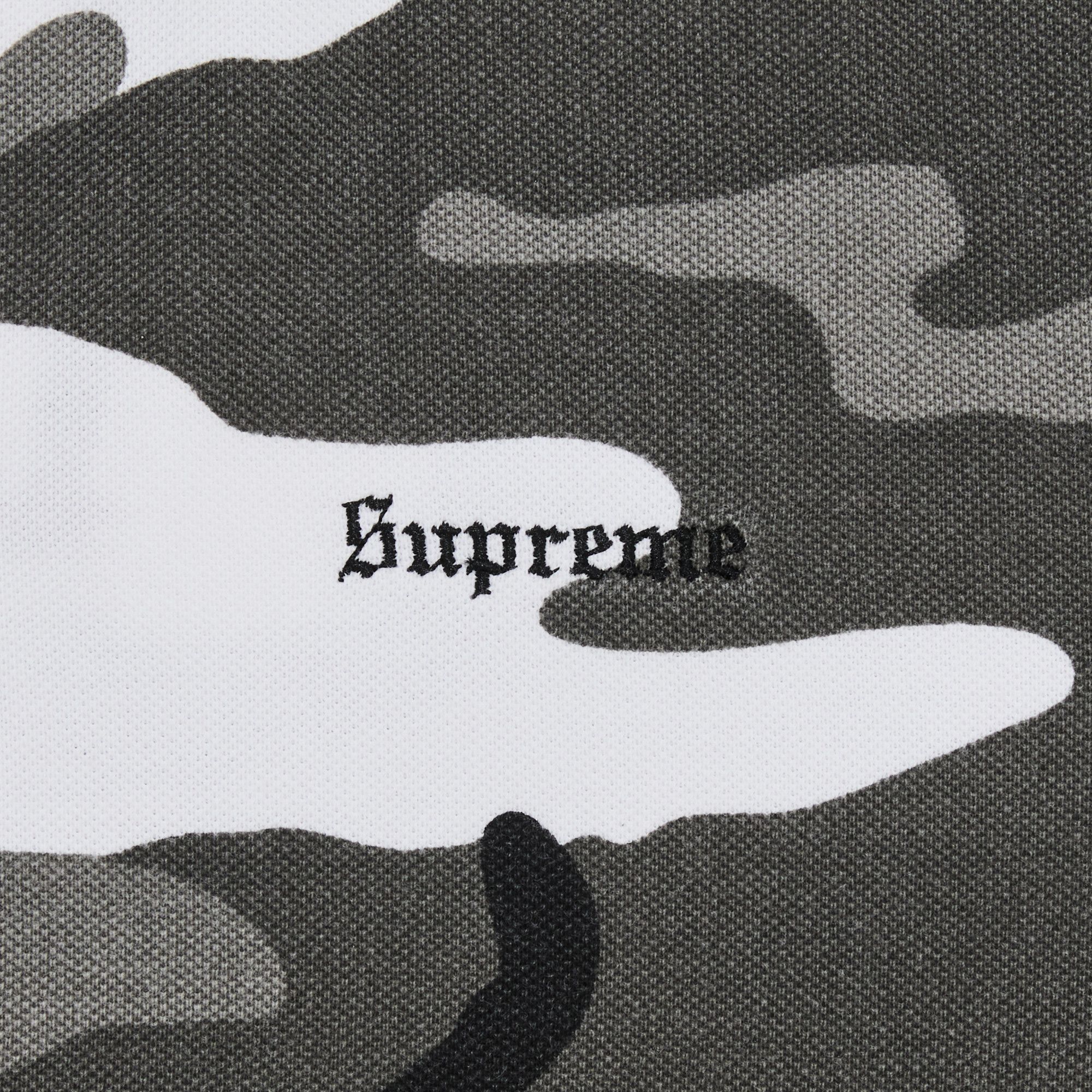 Buy Supreme Washed Camo Polo 'Snow Camo' - SS25KN96 SNOW
