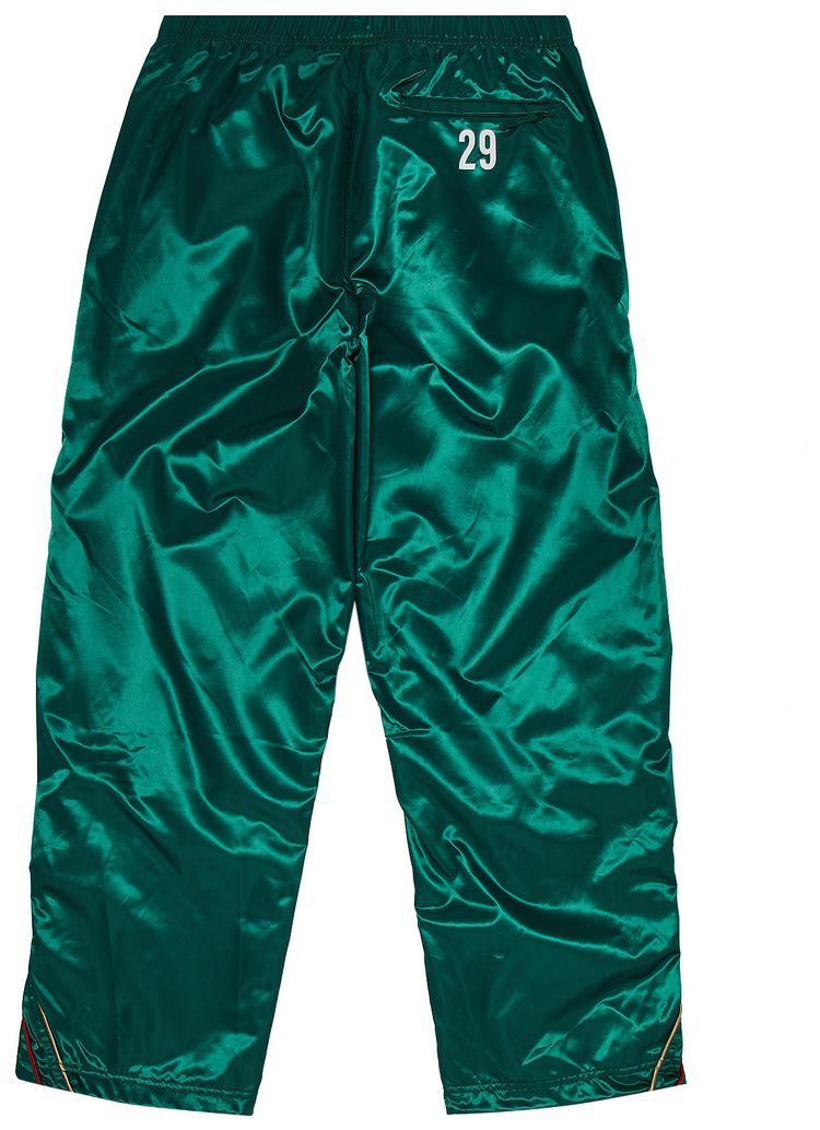 Supreme Satin Track Pant Green