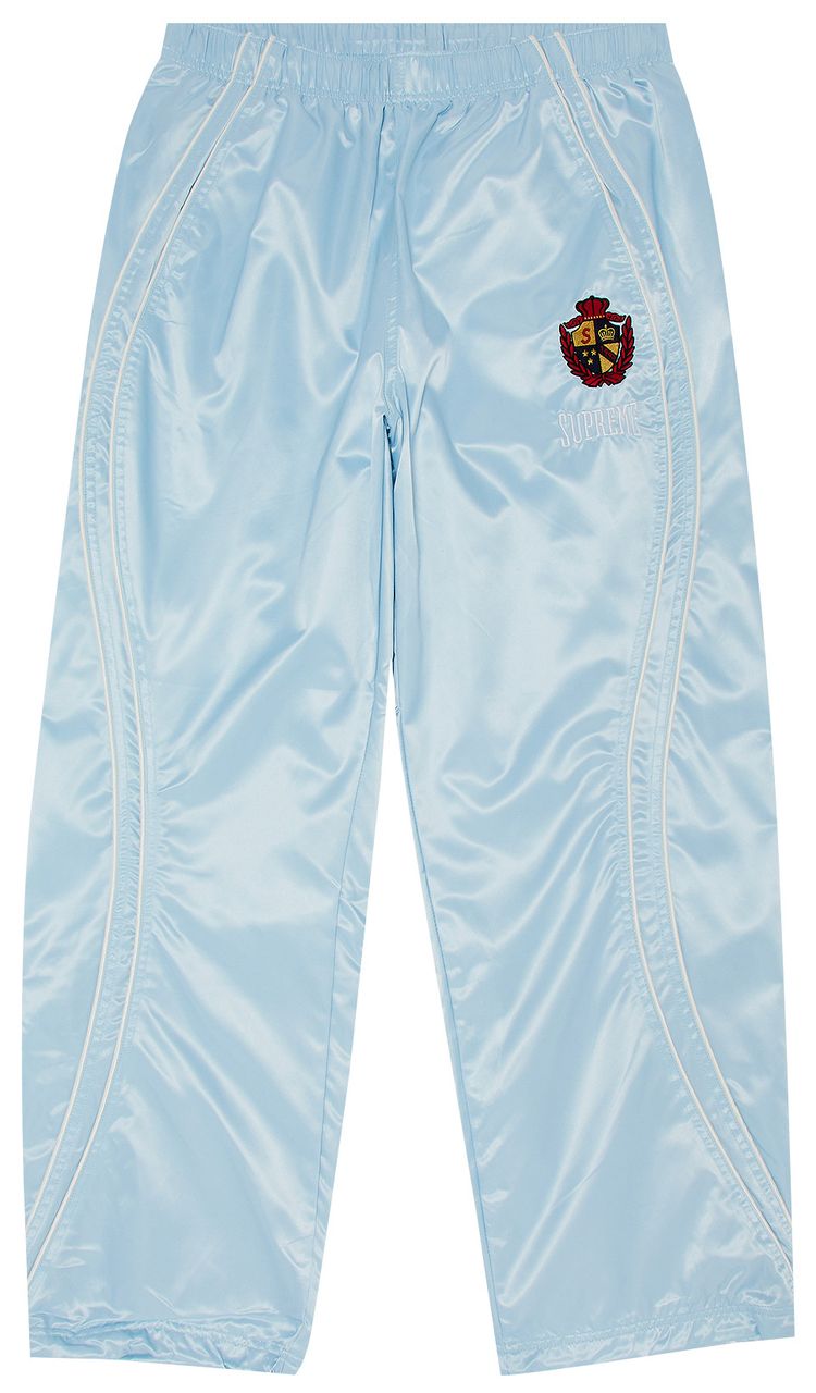 Supreme Satin Track Pant Light Blue