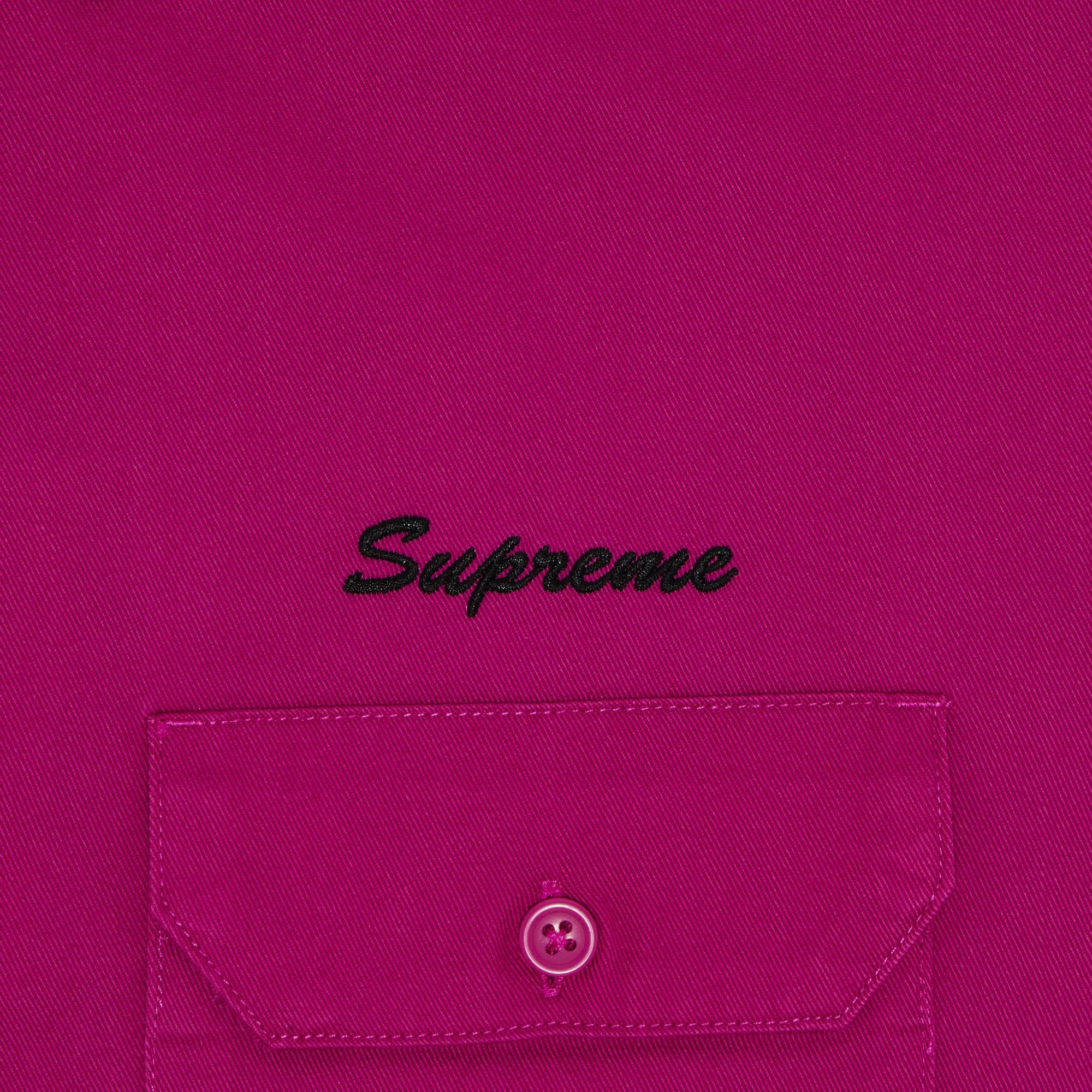 トップス Supreme Rhinestone Pin Up S/S Work Shirt Spring/Summer 2025 Preview – Supreme