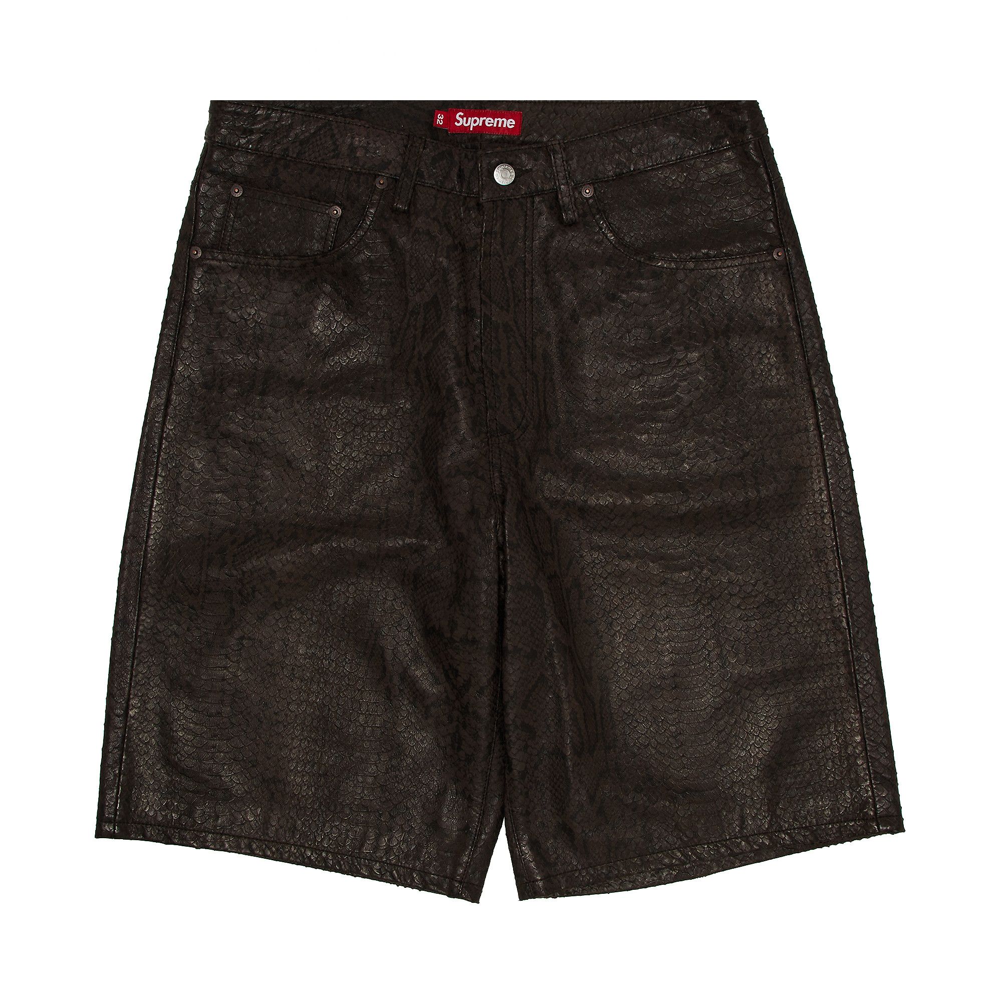おすすめ Baggy Supreme Buy Leather SS25SH26 - 'Snakeskin' Short パンツ
