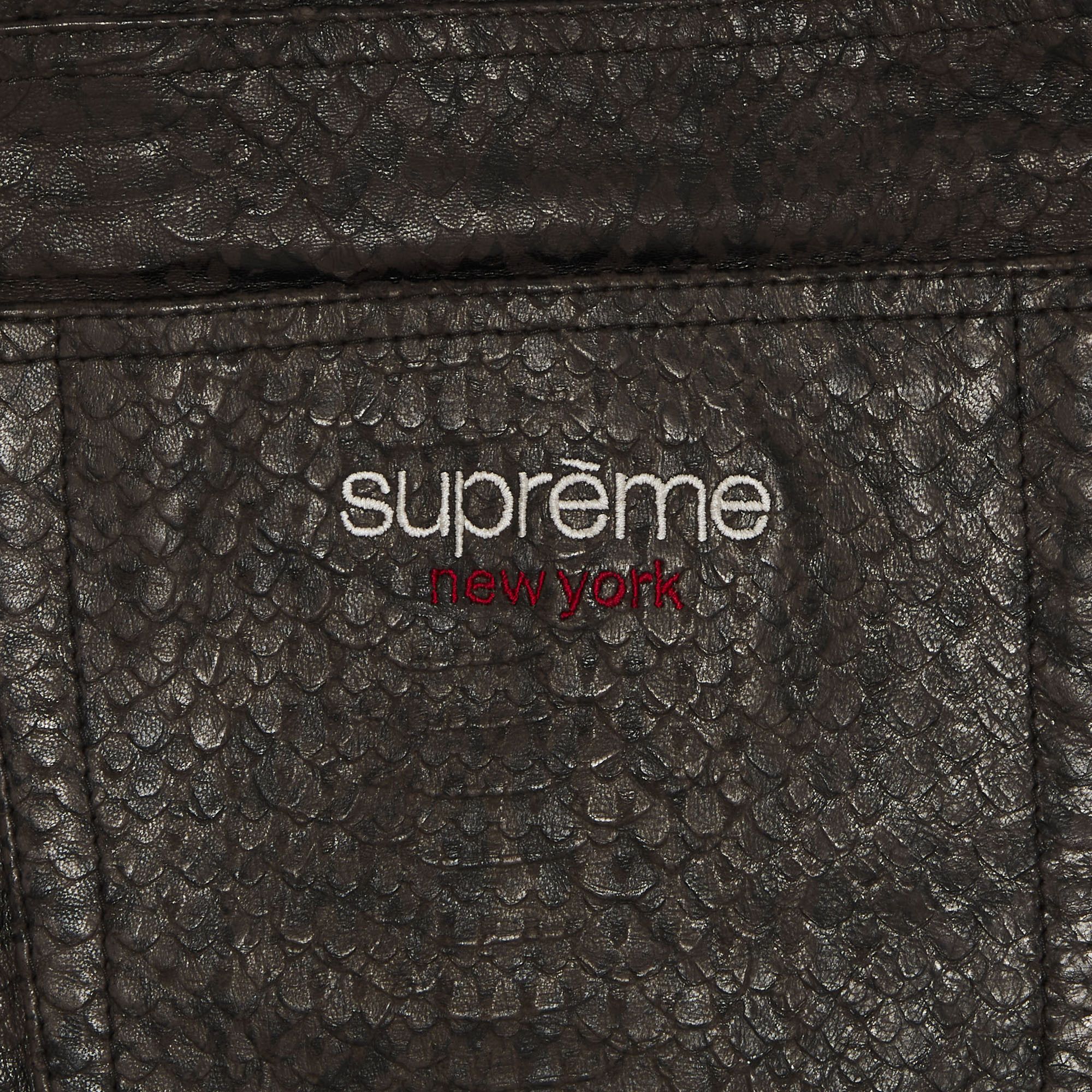 Buy Supreme Baggy Leather Short 'Snakeskin' - SS25SH26