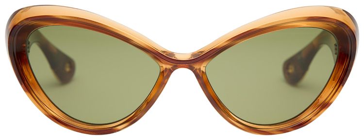 Jean Paul Gaultier Parisian Cat Sunglasses BrownEcaille