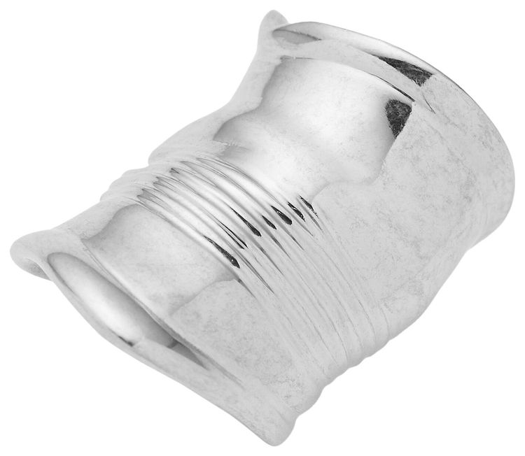 Jean Paul Gaultier Distorted Can Earcuf Silver