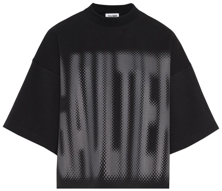 Jean Paul Gaultier Cropped T Shirt BlackDark Grey