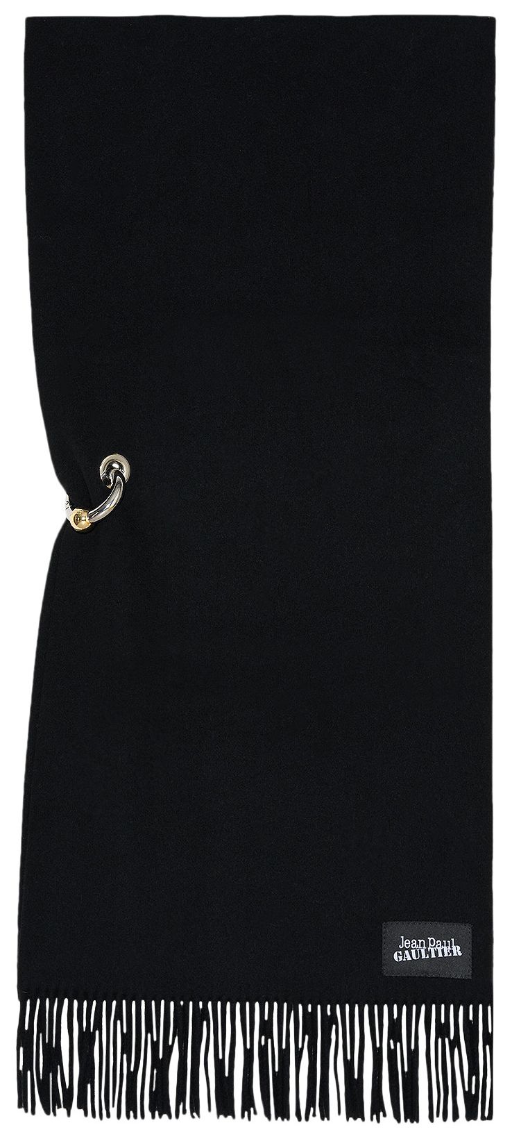 Jean Paul Gaultier Ring Scarf Black