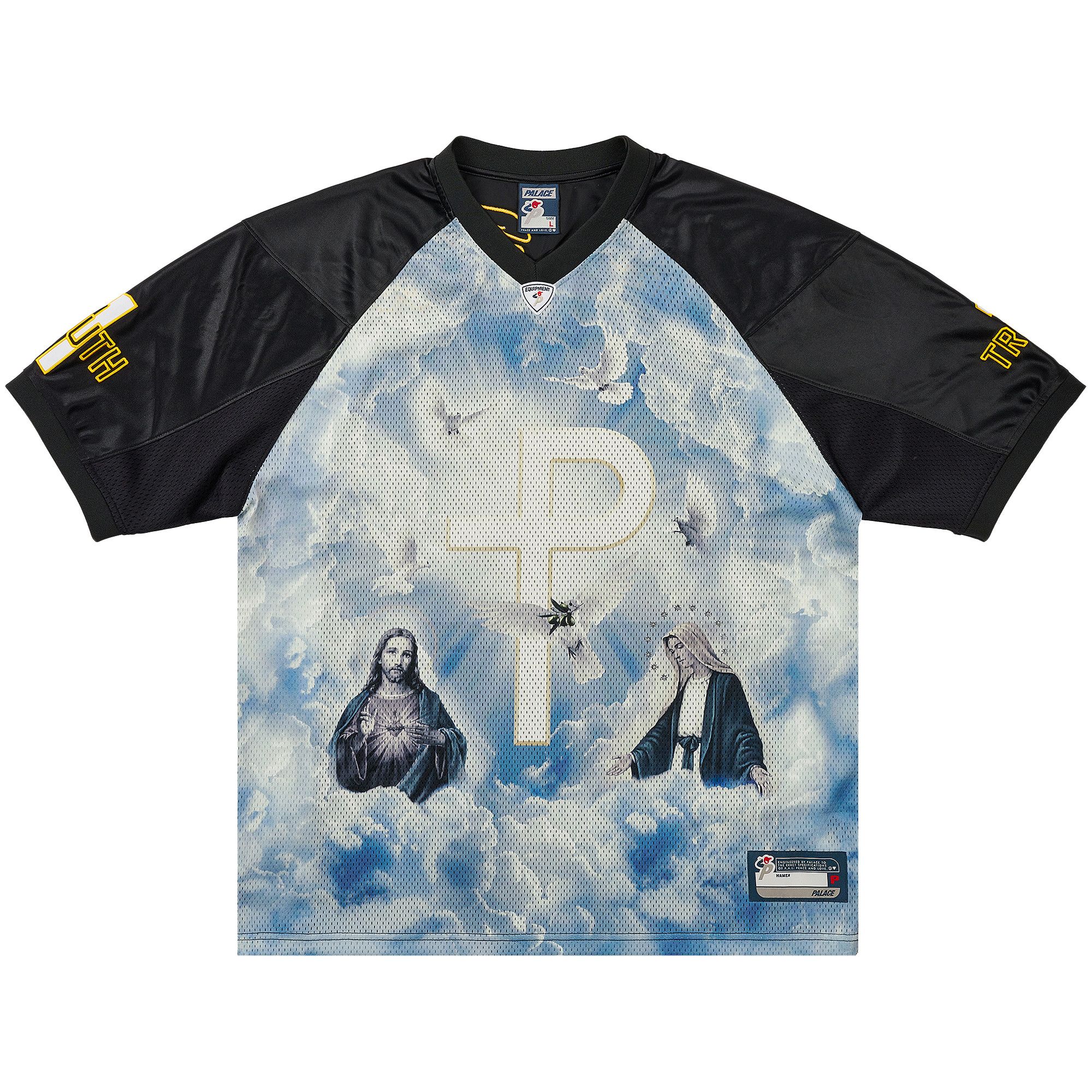 PALACE ゲームシャツ Buy Palace 3 Truth Jersey 'Black' - P28ES079 | GOAT