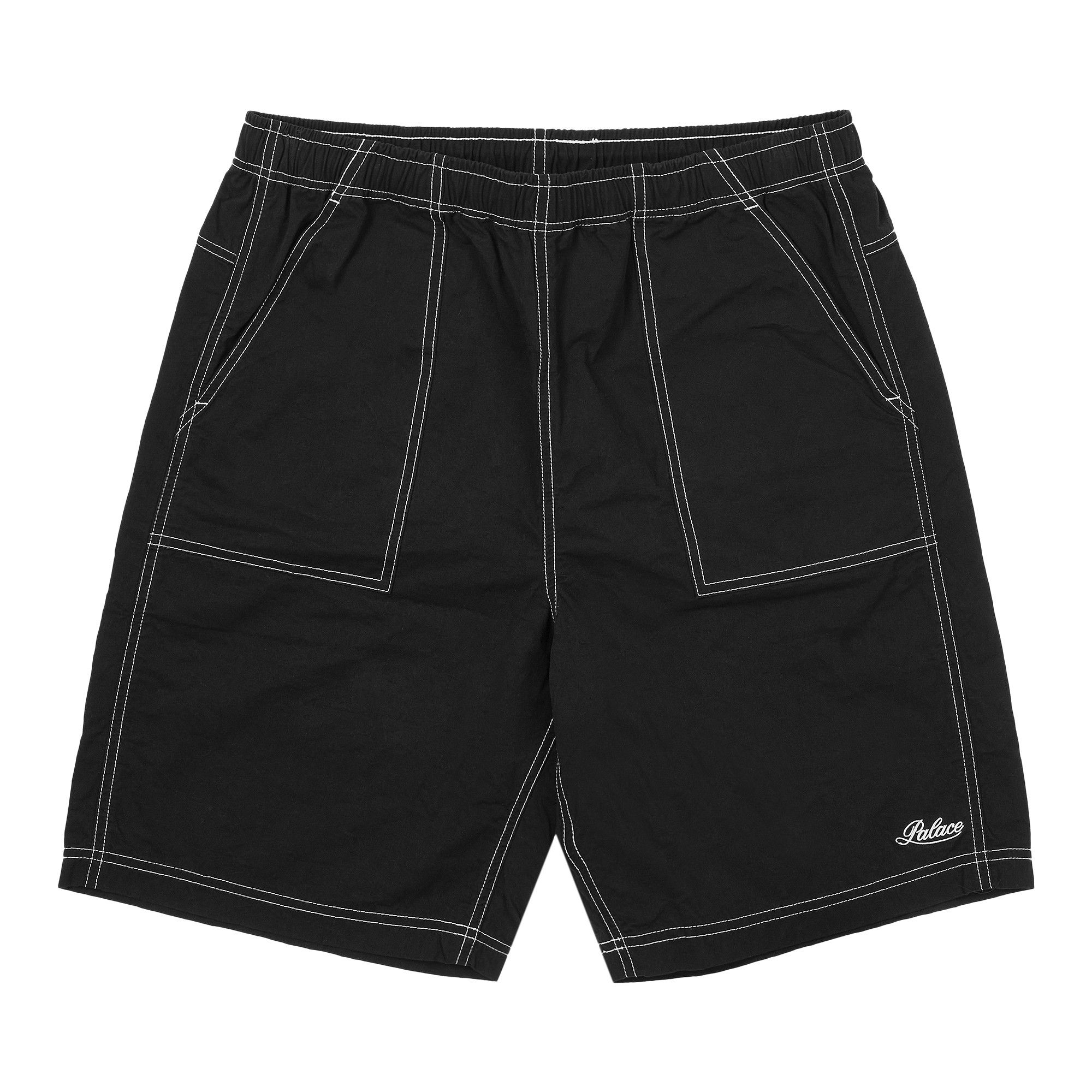 Buy Palace Rinsed Short 'Black' - P28ST043 | GOAT