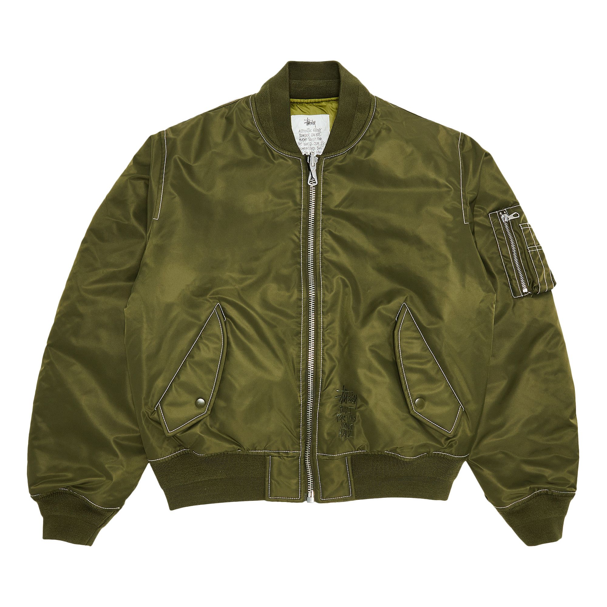 ジャケット・アウター Stussy Built reversible bomber jacket S Built Reversible Bomber Jacket – Black | Outerwear | Stüssy