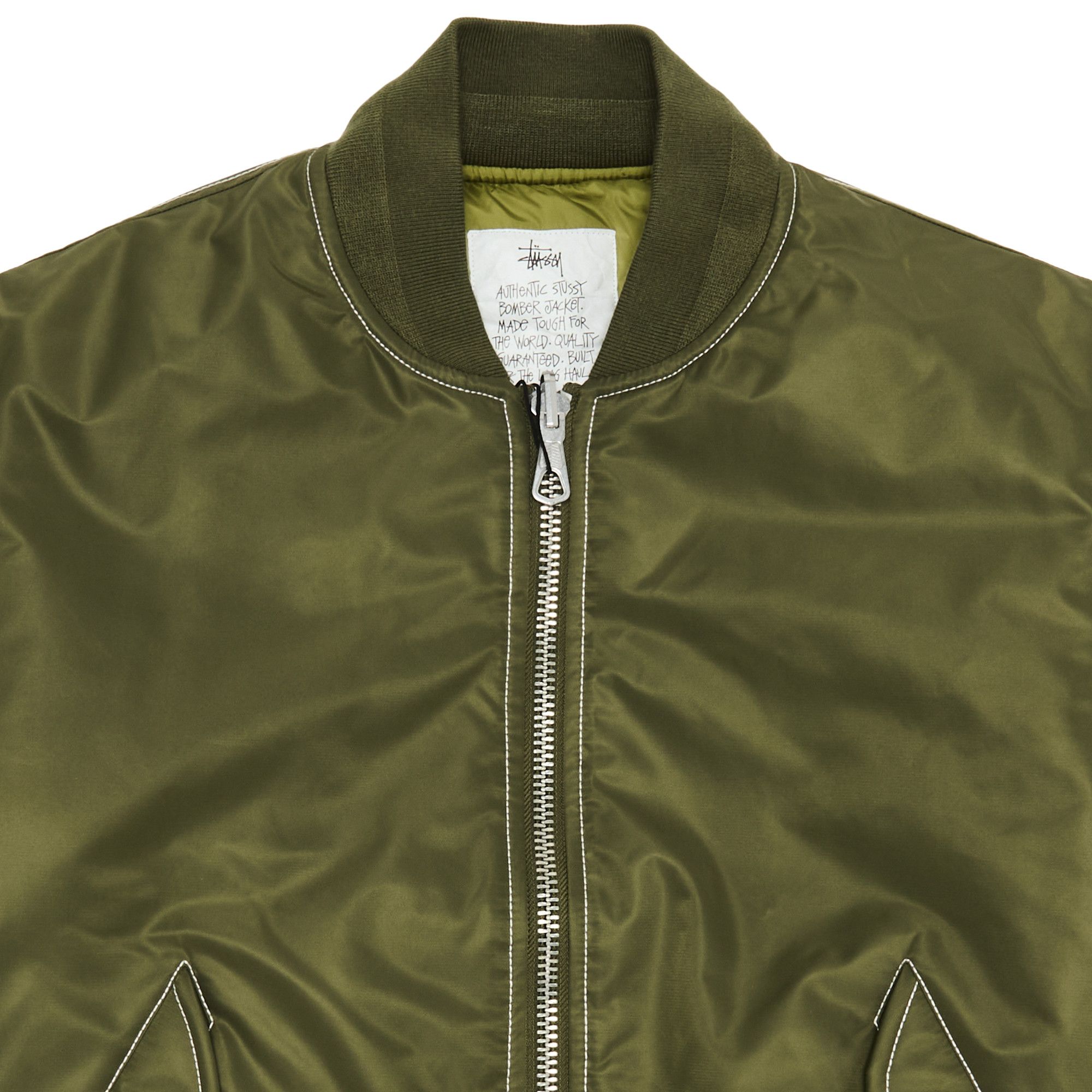 19JIGGER2001NR HG【Acung】です Buy Stussy Built Reversible Bomber Jacket 'Olive' - 115743