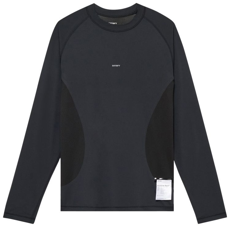 SATISFY AuraLite Tech Long Tee Black