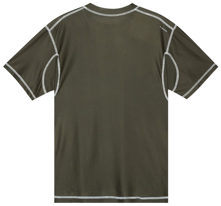SATISFY Re Possessed AuraLite Mesh T Shirt Olive