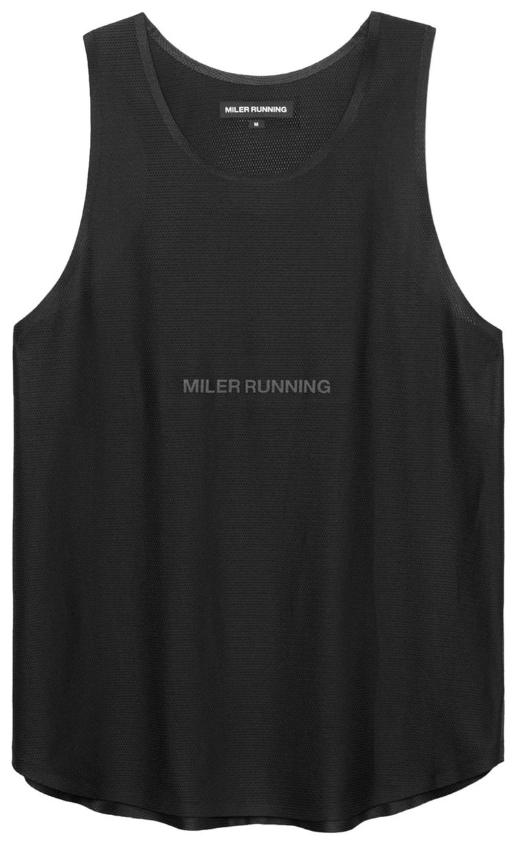 Miler Running Base Running Singlet Black