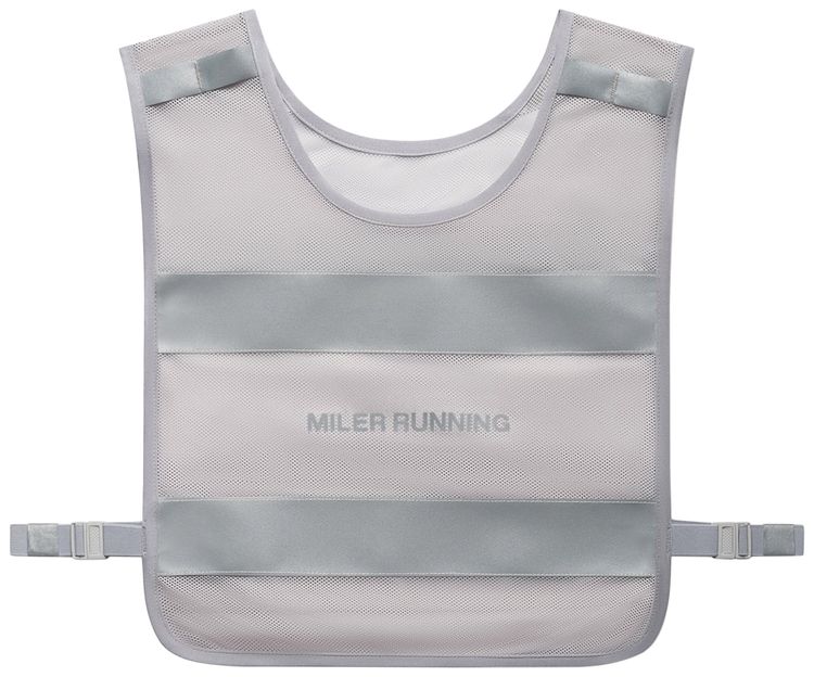 Miler Running Reflective Safety Vest Silver