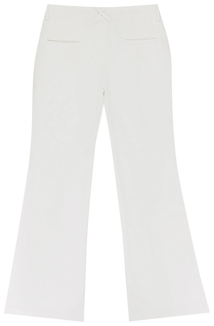 Rhude Low Waisted Trousers White