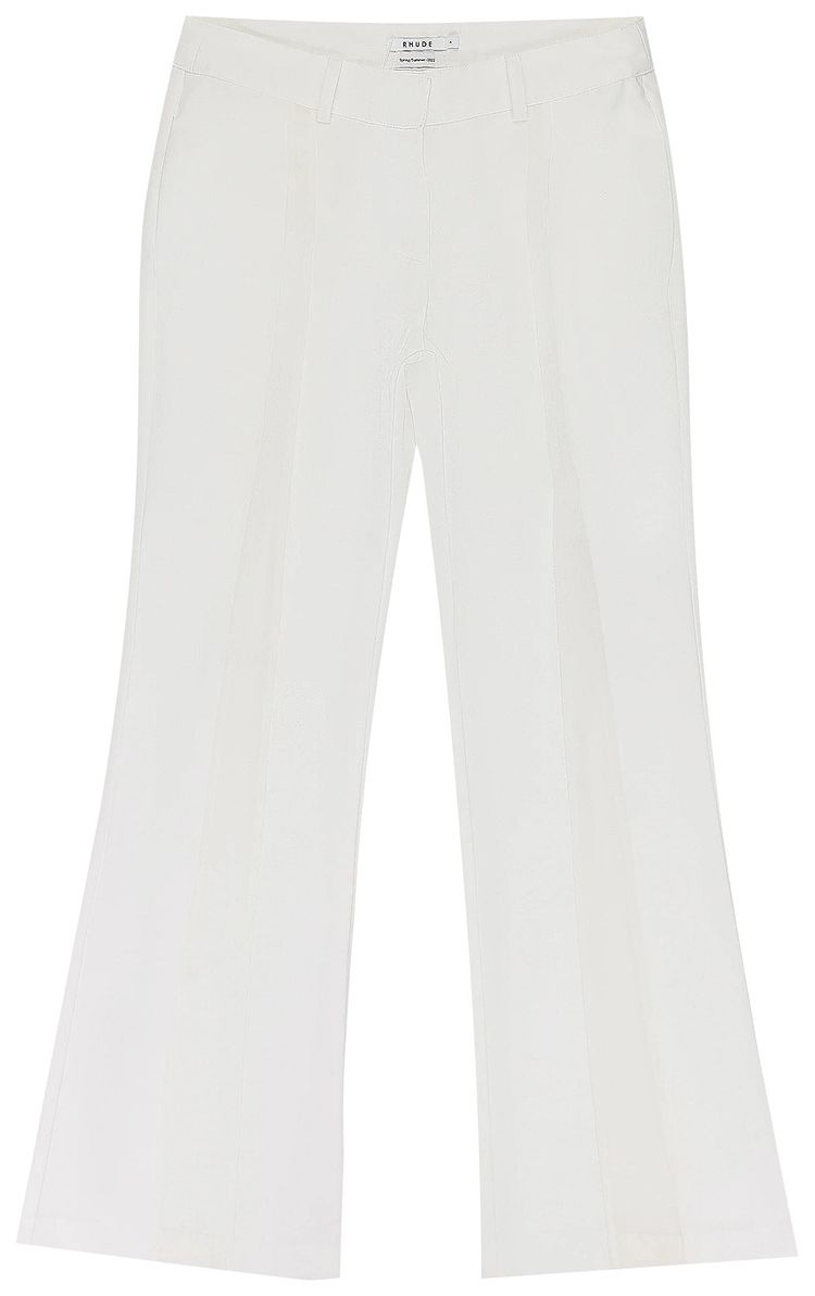 Rhude Low Waisted Trousers White