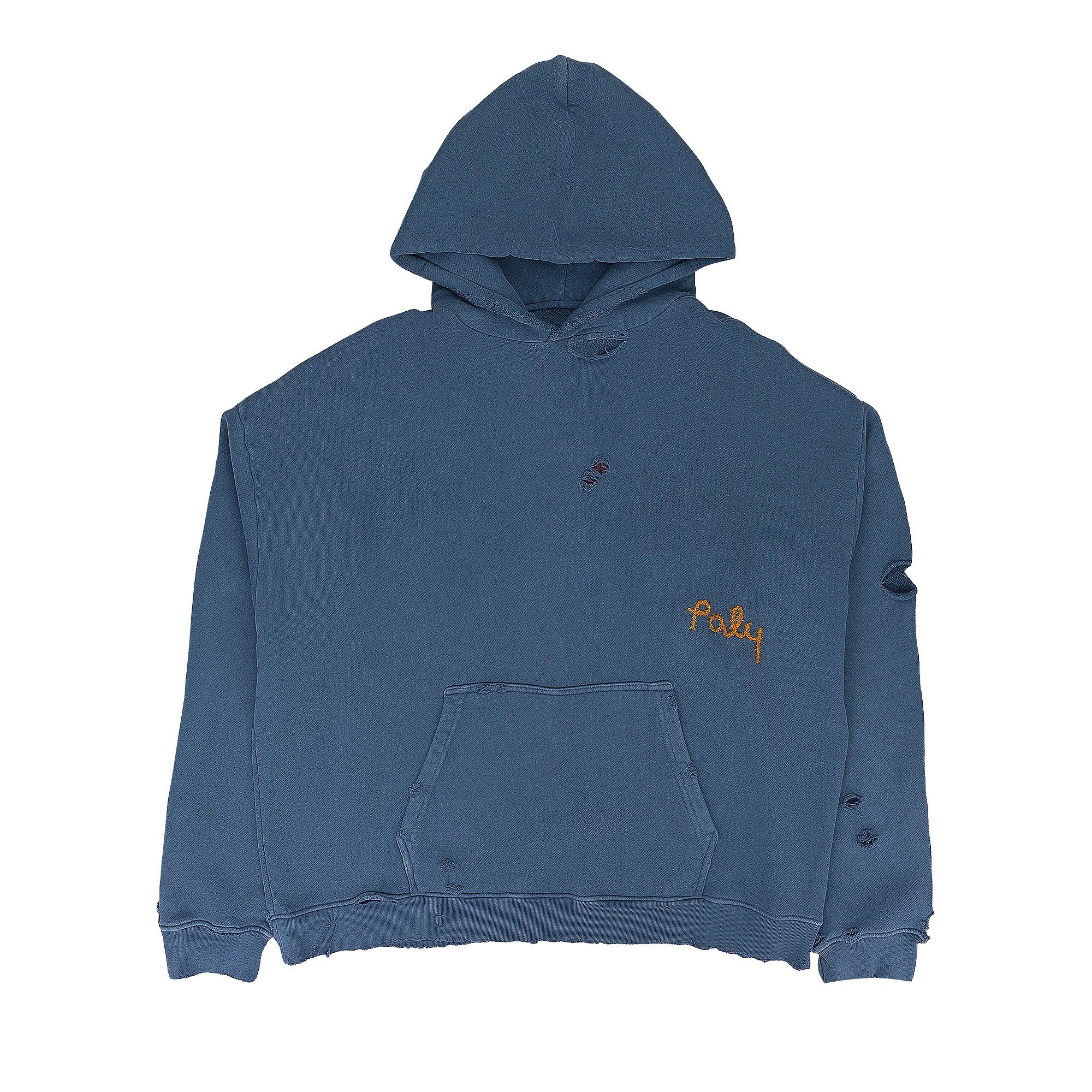 Buy Paly Hollywood Blank Hoodie 'Blue' - 4U010Q1008BLU | GOAT