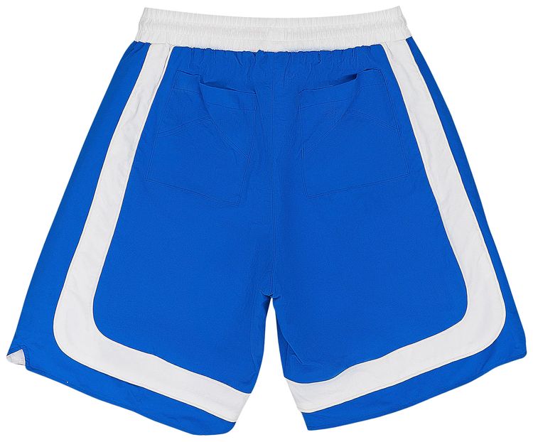 Rhude Campione Baggy Track Shorts BlueWhite